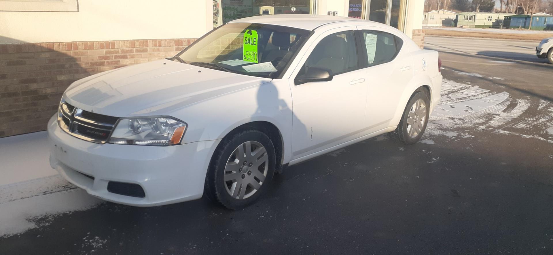 2013 Dodge Avenger SE (1C3CDZAG1DN) with an 3.6L V6 DOHC 24V FFV engine, 6-Speed Automatic transmission, located at 2015 Cambell Street, Rapid City, SD, 57701, (605) 342-8326, 44.066433, -103.191772 - Photo#1